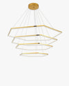 WOMO Tiered Hexagon Led Chandelier-WM2463 thumbnail
