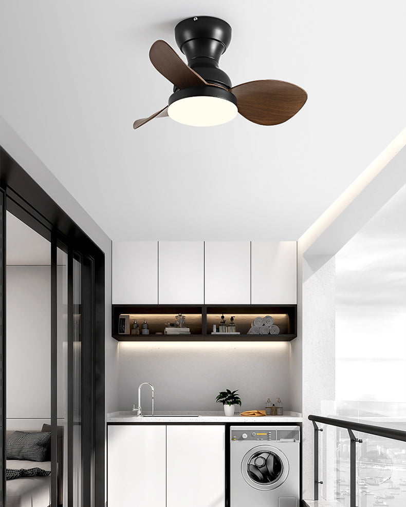 WOMO 22 Inch Small Low Profile Ceiling Fan Lamp - WM5229