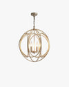 WOMO Gold Orb Cage Chandelier-WM2593 thumbnail