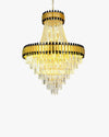 WOMO Tiered Gold Crystal Chandelier-WM2745 thumbnail