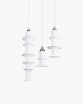 WOMO Long Lantern Silk Pendant Light-WM2600