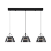 WOMO 3 Light Smoked Glass Pendant Light-WM2238 thumbnail