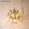 WOMO Argent/Gold Cloud Multi Pendant Chandelier-WM2042 thumbnail