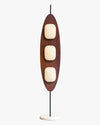 WOMO Modern Wood Oval Floor Lamp-WM7080 thumbnail