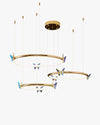WOMO Butterfly Circular Crystal Chandelier-WM2801 thumbnail