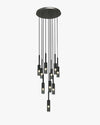 WOMO Cylinder Smoked Glass Chandelier-WM2771 thumbnail