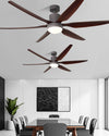 WOMO 5 Blade Large Ceiling Fan Lamp-WM5064 thumbnail