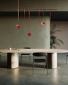 WOMO Dome Leather Linear Chandelier-WM2319 thumbnail