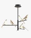 WOMO Gold Bird Branch Chandelier-WM2512c thumbnail