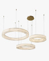WOMO 3 Rings Alabaster Chandelier-WM2857 thumbnail