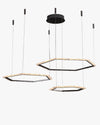 WOMO Three Hexagon Crystal Chandelier-WM2711 thumbnail
