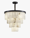 WOMO Tiered Alabaster Chandelier -WM2832 thumbnail