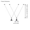 WOMO Small Cone Pendant Light-WM2298 thumbnail