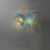WOMO Peacock Art Glass Wall Sconce-WM6095 thumbnail