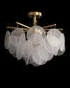 WOMO Tiered Textured Glass Cloud Chandelier-WM2005 thumbnail