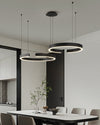 WOMO Black/Gold Ring Led Chandelier-WM2009 thumbnail