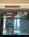 WOMO Black/Gold Ring Led Chandelier-WM2009 thumbnail