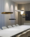 WOMO Black/Gold Ring Led Chandelier-WM2009 thumbnail