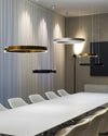 WOMO Black/Gold Ring Led Chandelier-WM2009 thumbnail