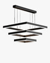 WOMO Tiered Black Square Chandelier-WM2016 thumbnail