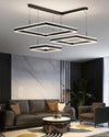 WOMO Tiered Black Square Chandelier-WM2016 thumbnail
