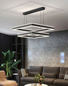 WOMO Tiered Black Square Chandelier-WM2016 thumbnail