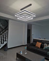 WOMO Tiered Black Square Chandelier-WM2016 thumbnail