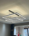 WOMO Tiered Black Square Chandelier-WM2016 thumbnail