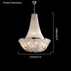 WOMO Tassel Silver Empire Chandelier-WM2096 thumbnail