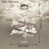 WOMO Leaf Uplight Chandelier-WM2289 thumbnail