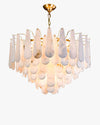 WOMO Tiered Raindrop Alabaster Chandelier-WM2395 thumbnail