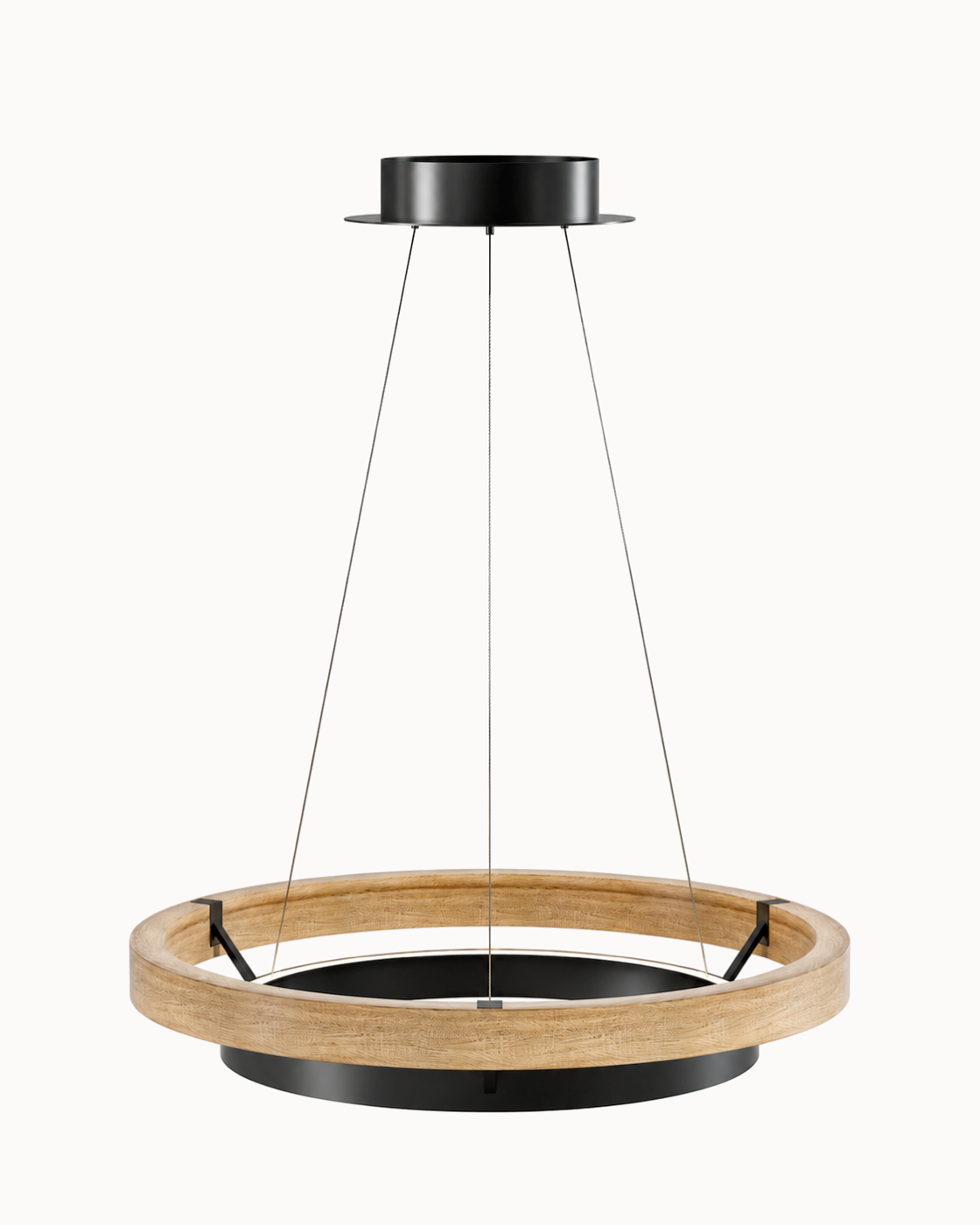 WOMO Circular Wood Led Chandelier-WM2492