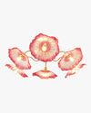 WOMO Lotus Leaf Flower Flush Mount Ceiling Light-WM1026 thumbnail