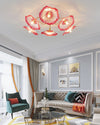 WOMO Lotus Leaf Flower Flush Mount Ceiling Light-WM1026 thumbnail