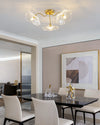 WOMO Lotus Leaf Flower Flush Mount Ceiling Light-WM1026 thumbnail