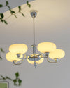 WOMO 1920s Milk Glass Chandelier-WM2301 thumbnail