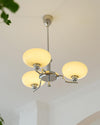 WOMO 1920s Milk Glass Chandelier-WM2301 thumbnail