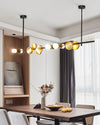 WOMO Sculptural Linear/Vertical Pendant Chandelier-WM2041 thumbnail