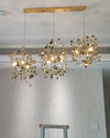 WOMO Argent/Gold Cloud Multi Pendant Chandelier-WM2042 thumbnail
