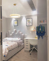WOMO Round Pleated Fabric Pendant Light-WM2050 thumbnail