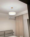 WOMO Round Pleated Fabric Pendant Light-WM2050 thumbnail