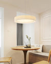 WOMO Round Pleated Fabric Pendant Light-WM2050 thumbnail