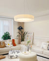 WOMO Round Pleated Fabric Pendant Light-WM2050 thumbnail