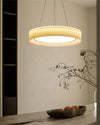 WOMO Round Pleated Fabric Pendant Light-WM2050 thumbnail