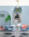 WOMO 18 Bubbles Glass Chandelier-WM2051 thumbnail