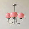 WOMO Pink Glass Globe Arm Chandelier-WM2052 thumbnail