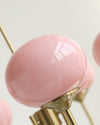 WOMO Pink Glass Globe Arm Chandelier-WM2052 thumbnail
