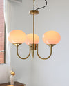 WOMO Pink Glass Globe Arm Chandelier-WM2052 thumbnail