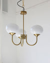 WOMO Pink Glass Globe Arm Chandelier-WM2052 thumbnail