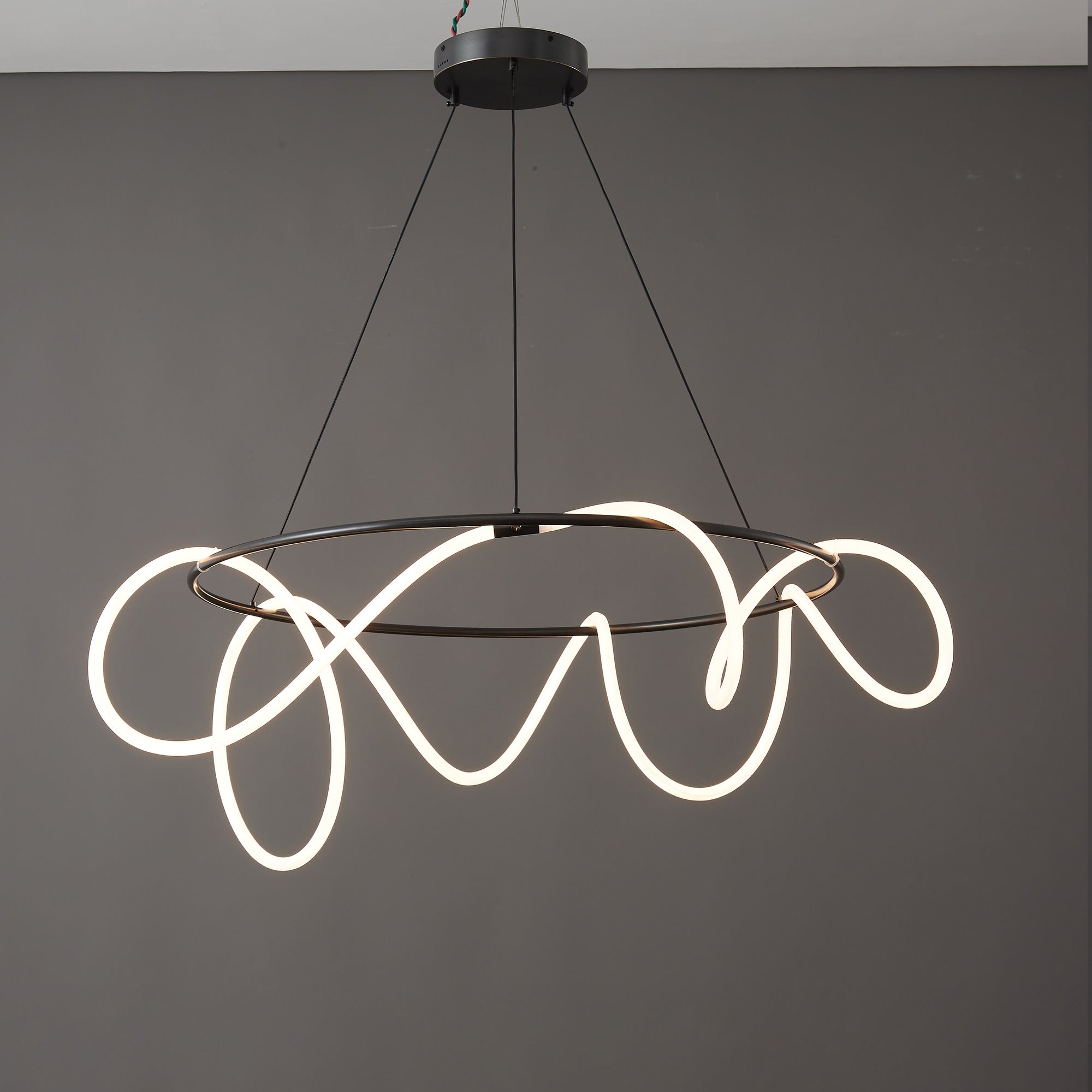 WOMO Rope Led Round Chandelier-WM2059b